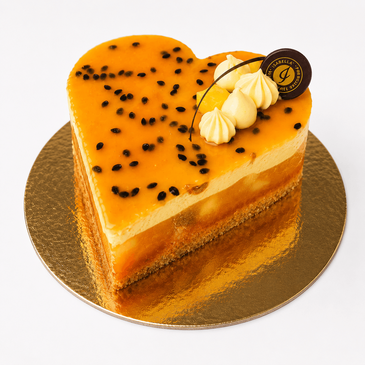 Vegan Summer Passion Herz - glutenfreie Torte