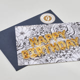 Happy Birthday greeting card